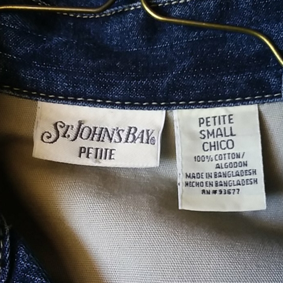 St. John's Bay denim jacket - Picture 4 of 4